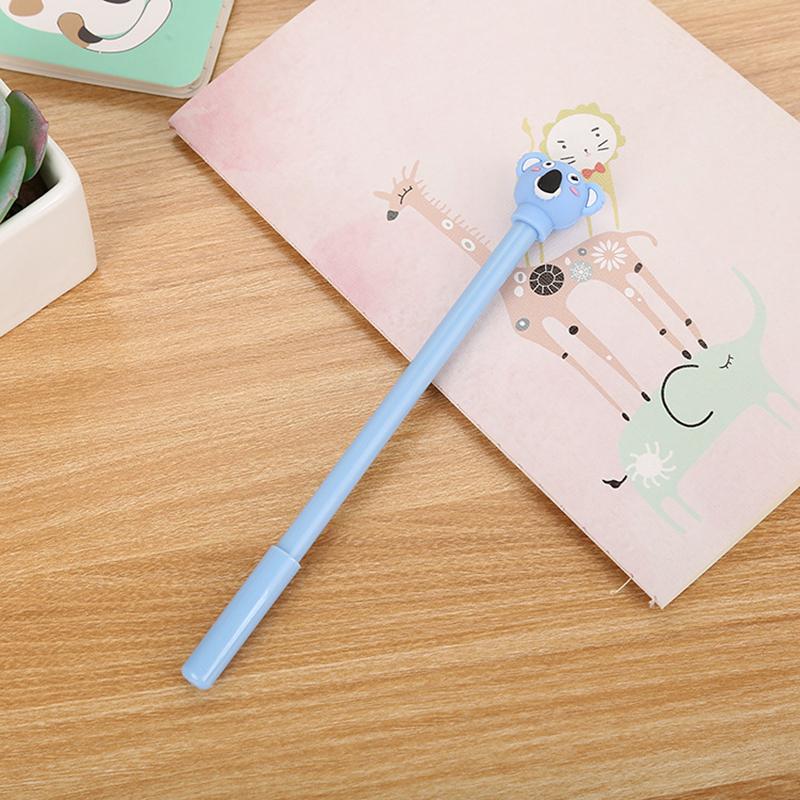 Cartoon Animal 0.5mm Black Koala Creative Gel Pens Office School Student Supplies Pen Girls Boys Pencil Writing Pen Kid Gift