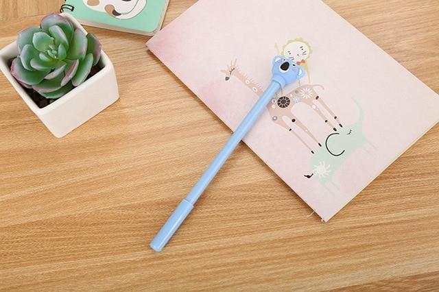 Cartoon Animal 0.5mm Black Koala Creative Gel Pens Office School Student Supplies Pen Girls Boys Pencil Writing Pen Kid Gift