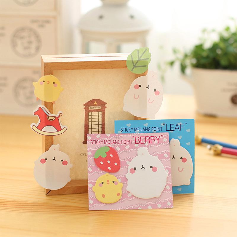 Memo Pad Sticky Notes Cartoon Animal Bookmark Stationery Label Stickers School Supplies Notepad escolar