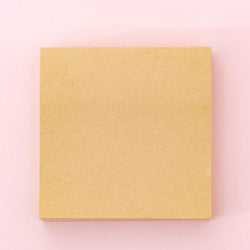 Kraft Paper Grid Tabs Sticky Notes Memo Pad Stationery Memo Pads Sheets  Notepad Stationary  Office Decoration Note Pad