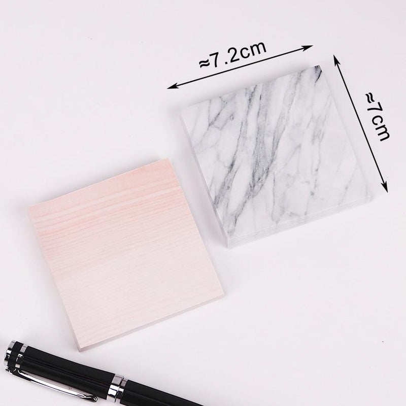 1PC Creative Marble Color Self Adhesive Memo Pad Stone Style Sticky Notes  Bookmark School Office Stationery Supply