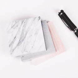 1PC Creative Marble Color Self Adhesive Memo Pad Stone Style Sticky Notes  Bookmark School Office Stationery Supply