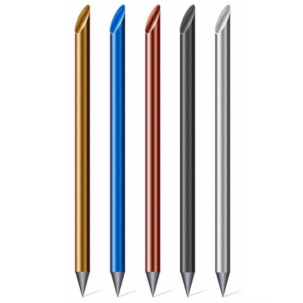 Eternal Pen Beta Pen Without Ink Metal Pencil Creative Painting with a Free Tip Pencil Gift Pen Can Be Printed Pens for Writing