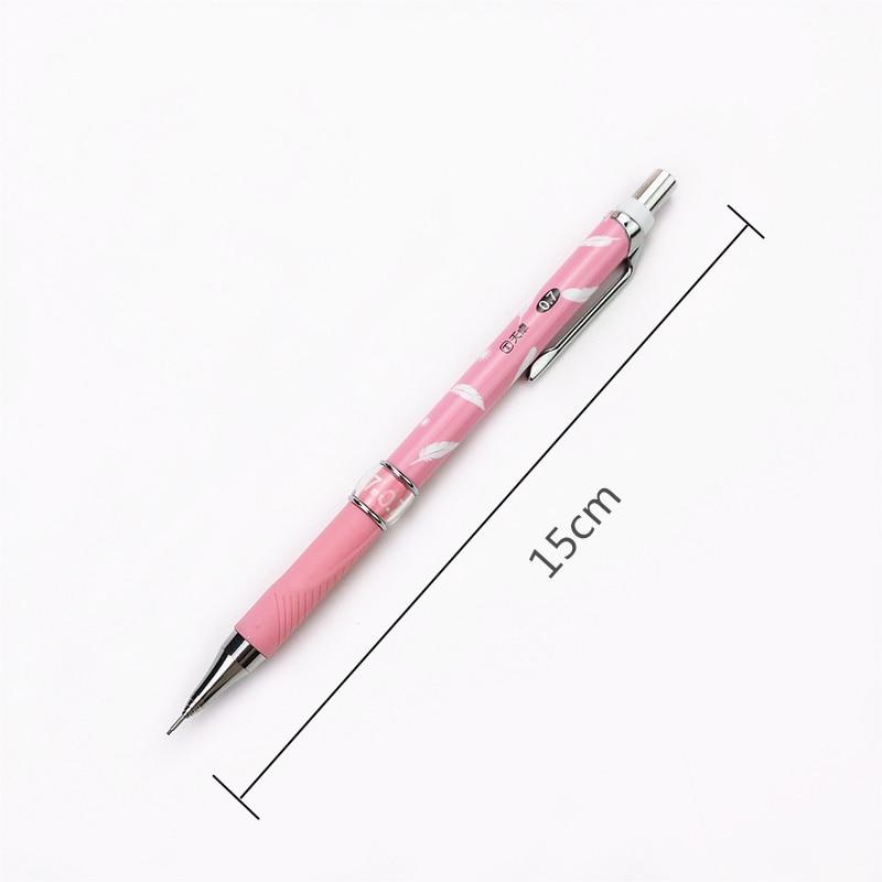 Cute 0.5 0.7mm pencil Rubber grip pen Comfortable and labor saving drawing and writing mechanical pencils