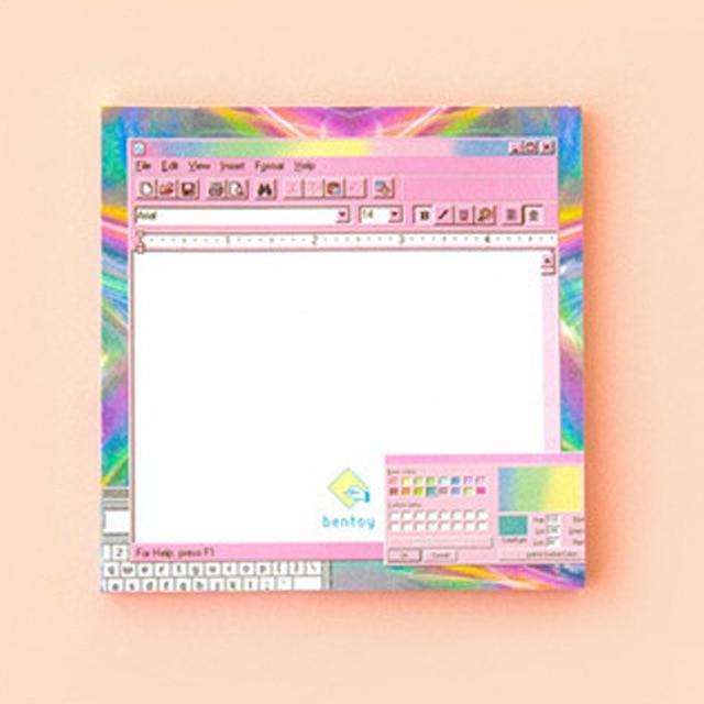 Japanese Paper Computer Planner Stickers Sticky Notes Kawaii Stationery Cute Memo Pad Notepad Office Decoration Office Supplies