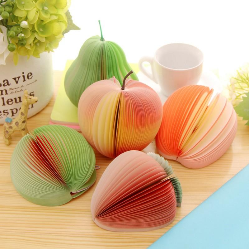 DIY fruit Sticky notes Memo pads kawaii Sticker Post Bookmark Marker Memo Sticker Paper