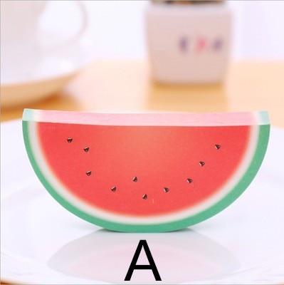 DIY fruit Sticky notes Memo pads kawaii Sticker Post Bookmark Marker Memo Sticker Paper