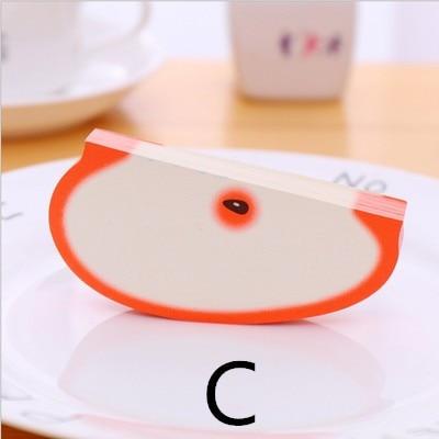 DIY fruit Sticky notes Memo pads kawaii Sticker Post Bookmark Marker Memo Sticker Paper