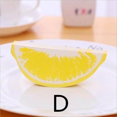 DIY fruit Sticky notes Memo pads kawaii Sticker Post Bookmark Marker Memo Sticker Paper