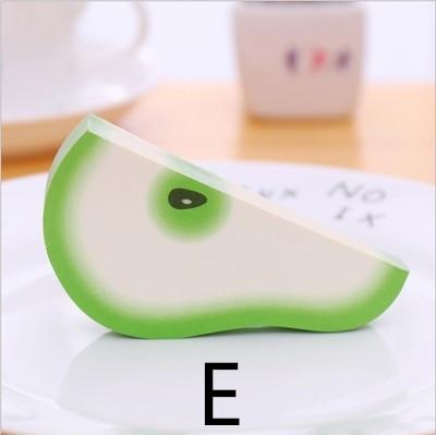 DIY fruit Sticky notes Memo pads kawaii Sticker Post Bookmark Marker Memo Sticker Paper