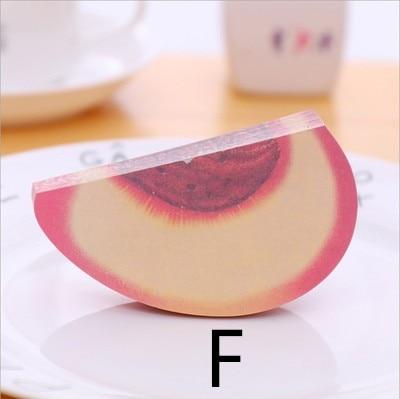 DIY fruit Sticky notes Memo pads kawaii Sticker Post Bookmark Marker Memo Sticker Paper