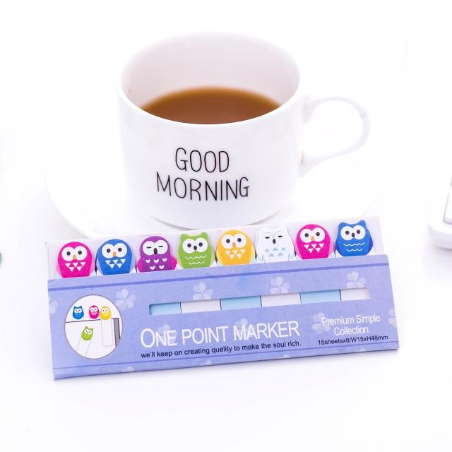 Kawaii Memo Pad Bookmarks Creative Cute Animal Sticky Notes index Posted It Planner Stationery School Supplies Paper Stickers