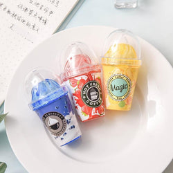 1Pcs Milk Tea Cup Correction Tape Material Kawaii Cute Stationery Office School Supplies