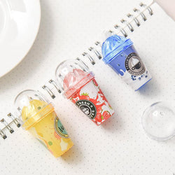 1Pcs Milk Tea Cup Correction Tape Material Kawaii Cute Stationery Office School Supplies