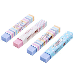 1PCS New Creative Stationery Supplies Kawaii Cartoon Pencil Erasers for Office School Kids Prize Writing Drawing Student