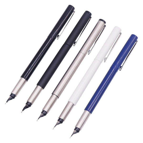 1 pcs 0.5mm Fountain Pen Quality Brand Promotional Gift Pen 0.5mm Nib Office School Pens Pencils Writing Supplies